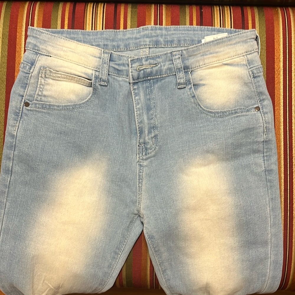 Boy's Distressed Ripped Skinny Jeans Size 14